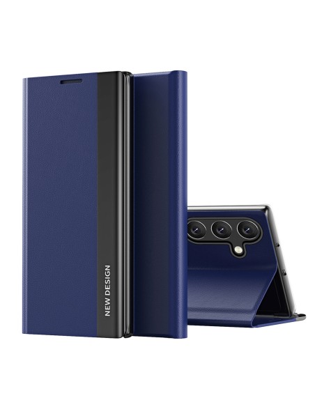 
„Samsung Galaxy S25+ Sleep Case Pro“ atverčiamas dėklas su stovu – mėlynas
