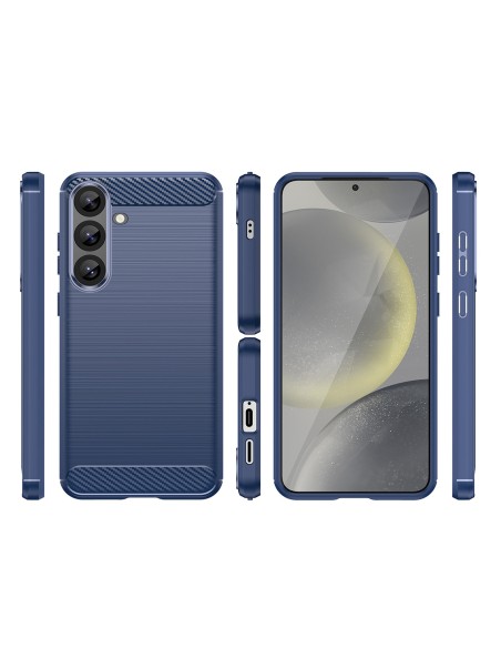 
Silikoninis dėklas, skirtas „Samsung Galaxy S25+ Carbon“ dėklui – mėlynas
