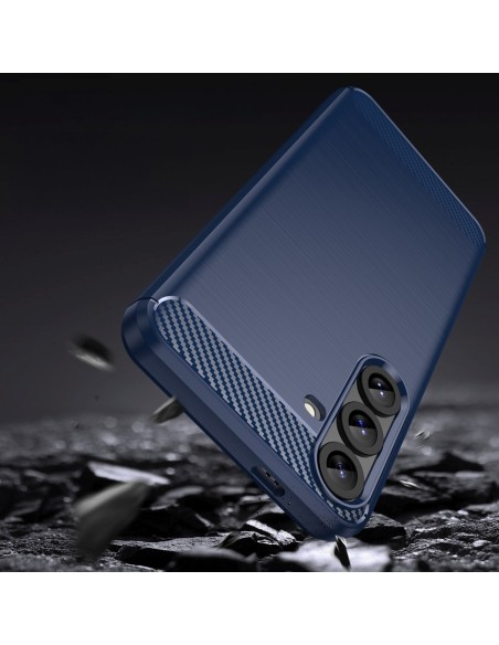 
Silikoninis dėklas, skirtas „Samsung Galaxy S25+ Carbon“ dėklui – mėlynas

