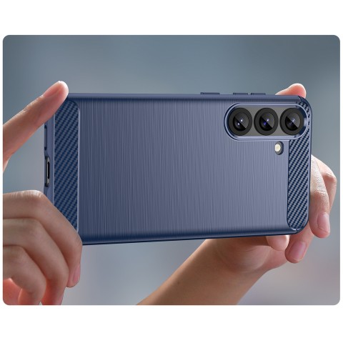 
Silikoninis dėklas, skirtas „Samsung Galaxy S25+ Carbon“ dėklui – mėlynas
