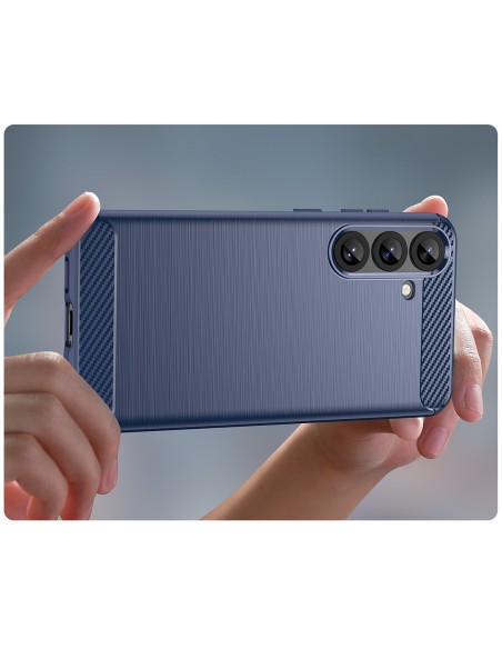 
Silikoninis dėklas, skirtas „Samsung Galaxy S25+ Carbon“ dėklui – mėlynas
