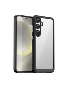 
Silikoninis dėklas su gelio rėmeliu, skirtas „Samsung Galaxy S25+ Outer Space“ dėklui – juodas
