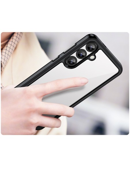 
Silikoninis dėklas su gelio rėmeliu, skirtas „Samsung Galaxy S25+ Outer Space“ dėklui – juodas
