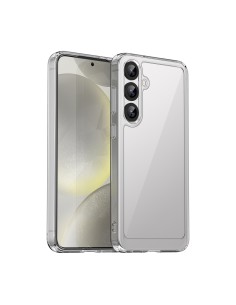 
Silikoninis dėklas su gelio rėmeliu, skirtas „Samsung Galaxy S25+ Outer Space“ dėklui - skaidrus
