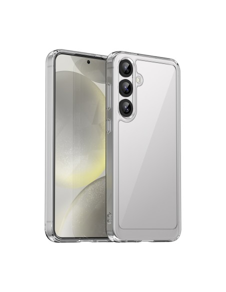 
Silikoninis dėklas su gelio rėmeliu, skirtas „Samsung Galaxy S25+ Outer Space“ dėklui - skaidrus
