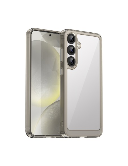 
Silikoninis dėklas su gelio rėmeliu, skirtas „Samsung Galaxy S25+ Outer Space“ dėklui – skaidrus juodas
