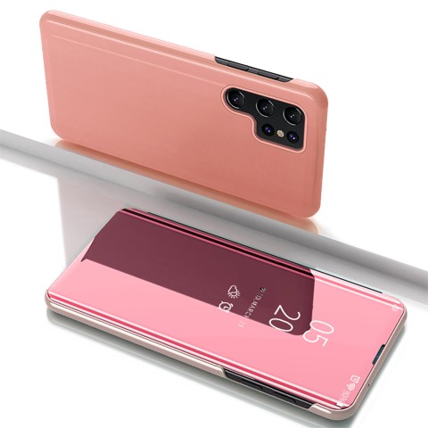 
„Samsung Galaxy S25 Ultra Clear View“ dėklas – rožinis

