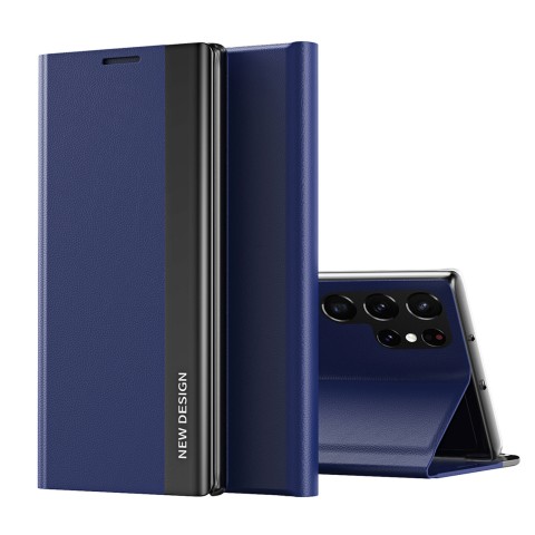 
„Samsung Galaxy S25 Ultra Sleep Case Pro“ atverčiamas dėklas su stovu – mėlynas
