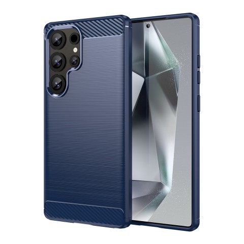 
Silikoninis dėklas, skirtas „Samsung Galaxy S25 Ultra Carbon“ dėklui – mėlynas
