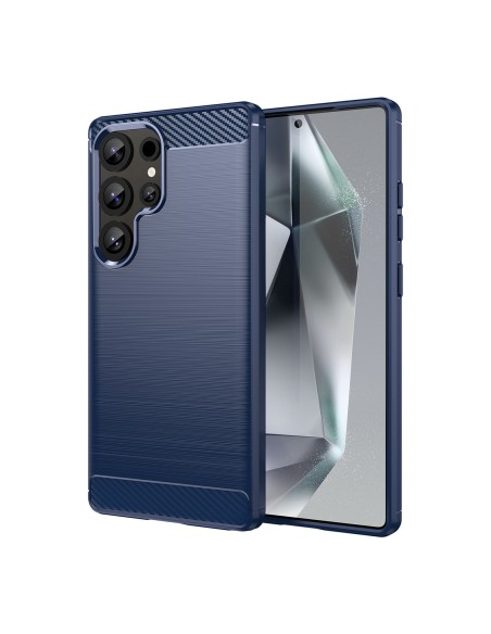
Silikoninis dėklas, skirtas „Samsung Galaxy S25 Ultra Carbon“ dėklui – mėlynas
