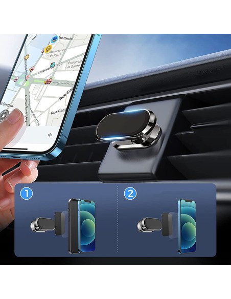 Magnetinis automobilinis telefono laikiklis tamsiai pilkas Magnetinis automobilinis telefono laikiklis tamsiai pilkas