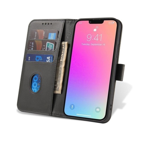 
Atverčiamas dėklas, skirtas „Samsung Galaxy S24 FE“ magnetiniam dėklui - juodas
