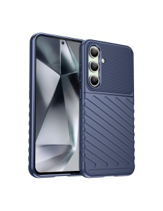 
Silikoninis dėklas, šarvuotas dangtelis, skirtas „Samsung Galaxy S24 FE Thunder Case“ - mėlynas
