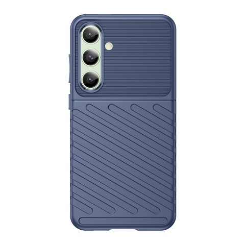 
Silikoninis dėklas, šarvuotas dangtelis, skirtas „Samsung Galaxy S24 FE Thunder Case“ - mėlynas
