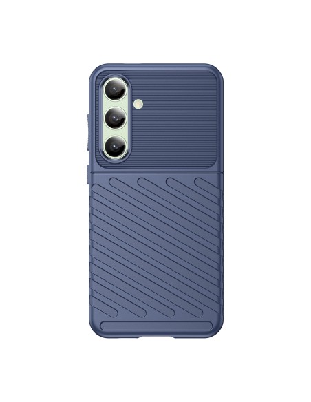 
Silikoninis dėklas, šarvuotas dangtelis, skirtas „Samsung Galaxy S24 FE Thunder Case“ - mėlynas
