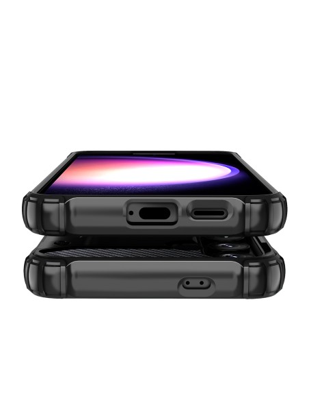 
„Hybrid Armor“ dėklas, skirtas „Samsung Galaxy S24 FE Hybrid Armor“ – juodas
