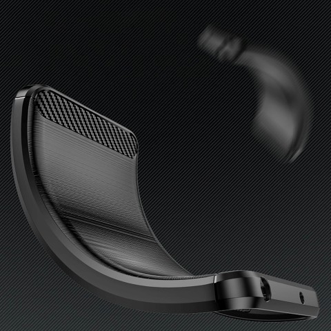 
Silikoninis dėklas, skirtas „Samsung Galaxy S24 FE Carbon“ dėklui - juodas
