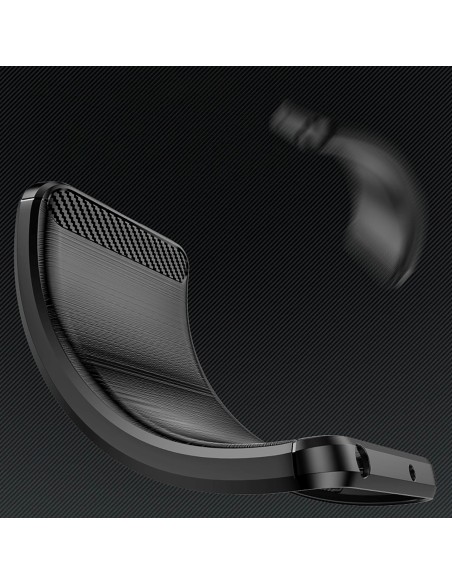 
Silikoninis dėklas, skirtas „Samsung Galaxy S24 FE Carbon“ dėklui - juodas
