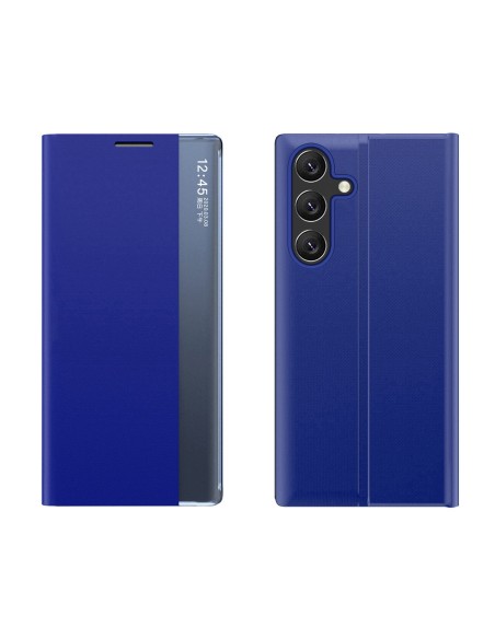 
„Samsung Galaxy A26“ naujas miego dėklas su atlenkiamu stovu – mėlynas
