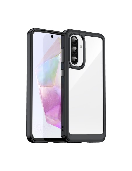 
„Samsung Galaxy A26 Outer Space“ dėklas su lanksčiu rėmeliu – juodas

