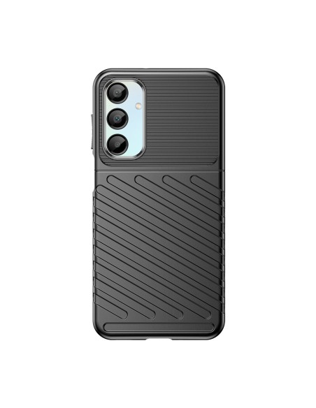 
Šarvuotas silikoninis dėklas, skirtas „Samsung Galaxy A26 Thunder“ dėklui - juodas
