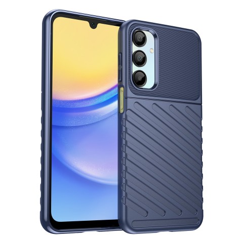 
Šarvuotas silikoninis dėklas, skirtas „Samsung Galaxy A26 Thunder Case“ – mėlynas
