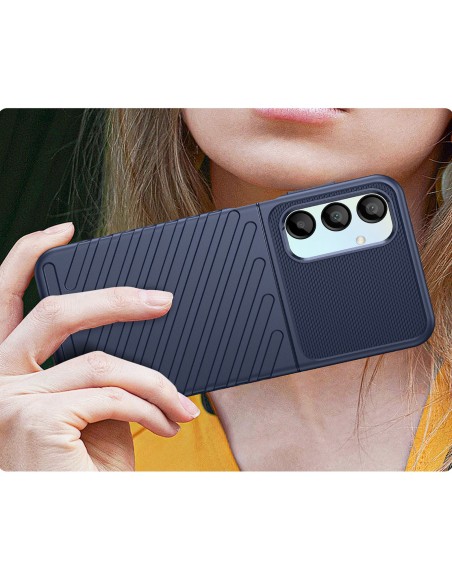 
Šarvuotas silikoninis dėklas, skirtas „Samsung Galaxy A26 Thunder Case“ – mėlynas
