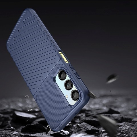 
Šarvuotas silikoninis dėklas, skirtas „Samsung Galaxy A26 Thunder Case“ – mėlynas
