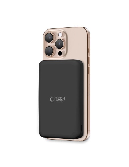 
Belaidis išorinis akumuliatorius 10000 mAh USB-A USB-C 15W – juodas

