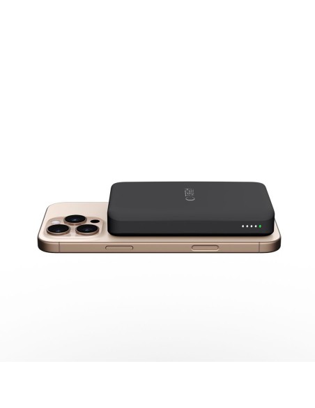 
Belaidis išorinis akumuliatorius 10000 mAh USB-A USB-C 15W – juodas
