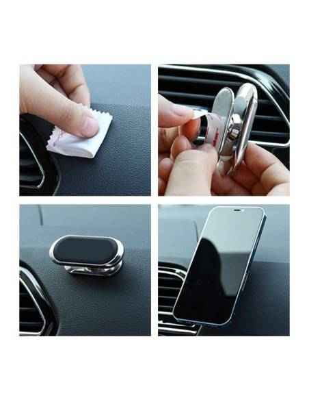 Magnetinis automobilinis telefono laikiklis tamsiai pilkas Magnetinis automobilinis telefono laikiklis tamsiai pilkas