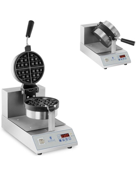 Sukamoji vaflinė apvaliems vafliams, sk. 18cm 1300W RCWM-1300-RE Sukamoji vaflinė apvaliems vafliams, sk. 18cm 1300W RCWM-1300-RE