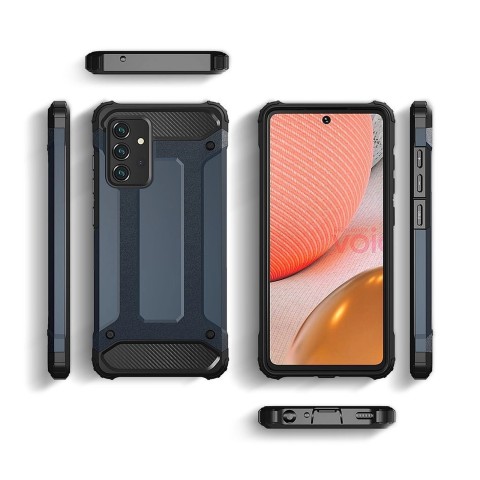 
Hibridinis šarvuotas dėklas, skirtas „Samsung Galaxy A36“ – sidabrinis
