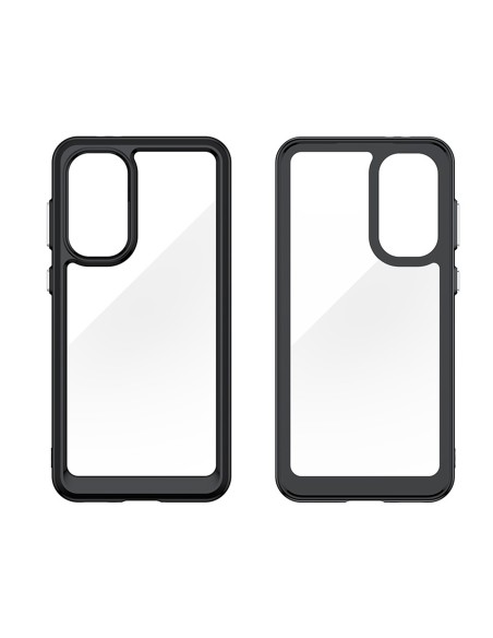 
„Samsung Galaxy A36 Outer Space“ dėklas su lanksčiu rėmeliu – juodas

