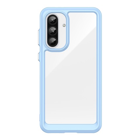 
„Samsung Galaxy A36 Outer Space“ dėklas su lanksčiu rėmeliu – mėlynas
