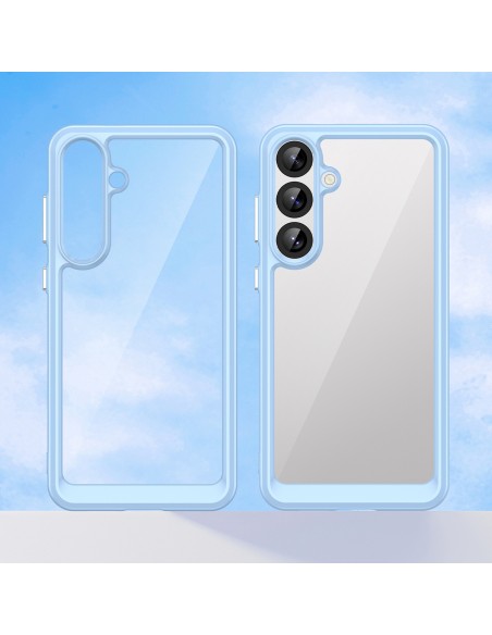 
„Samsung Galaxy A36 Outer Space“ dėklas su lanksčiu rėmeliu – mėlynas
