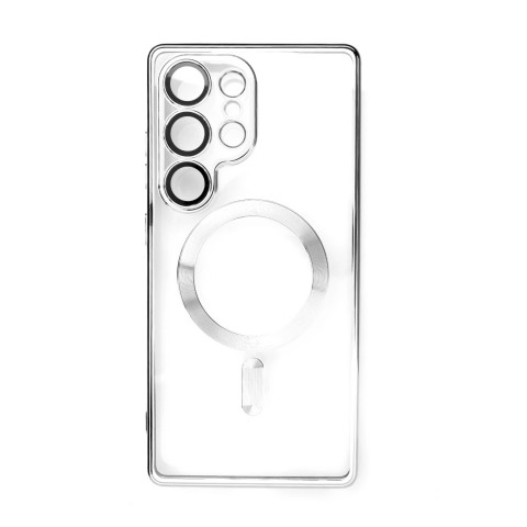 
Galvanizuotas „iPhone 16e“ dėklas su „MagSafe“ – sidabrinis
