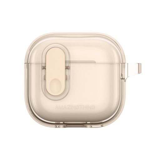
„AirPods 4“ minimalaus dizaino dėklas – dykuma
