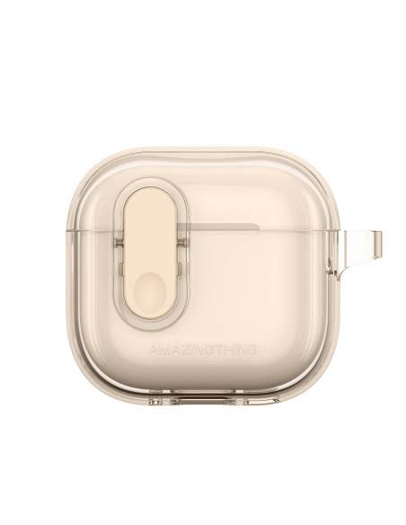 
„AirPods 4“ minimalaus dizaino dėklas – dykuma

