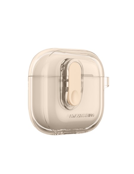 
„AirPods 4“ minimalaus dizaino dėklas – dykuma
