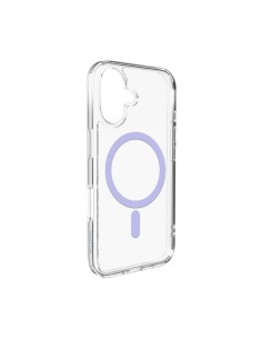 
„iPhone 17 Lite“ „MagSafe“ dėklas – permatomas rožinis žiedas
