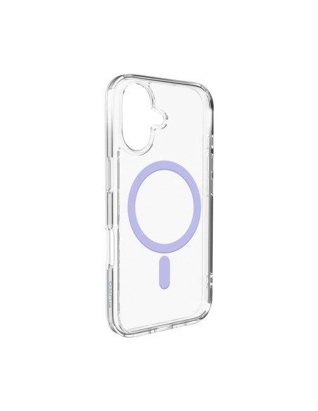 
„iPhone 17 Lite“ „MagSafe“ dėklas – permatomas rožinis žiedas
