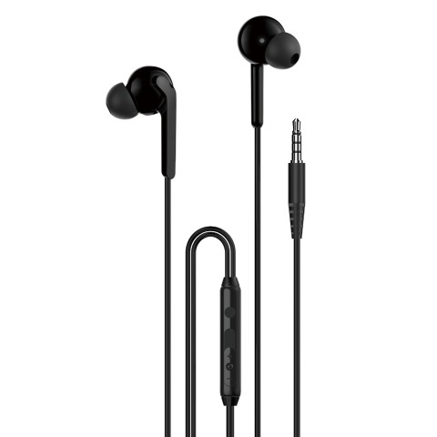
X3+ USB-C laidinės į ausis įdedamos ausinės – juodos
