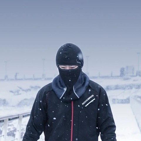 
Dviratininko balaklava, universalaus dydžio – juoda

