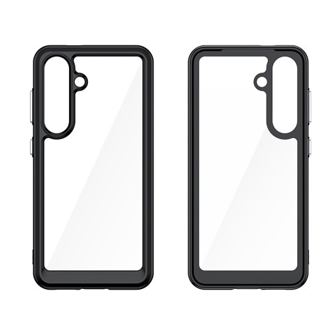
Silikoninis dėklas su gelio rėmeliu, skirtas „Samsung Galaxy S25 Outer Space“ dėklui – juodas
