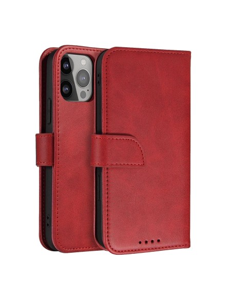 
Apsauginis dėklas su atvartu, skirtas „Samsung Galaxy S25+ Magnet Case“ – raudonas
