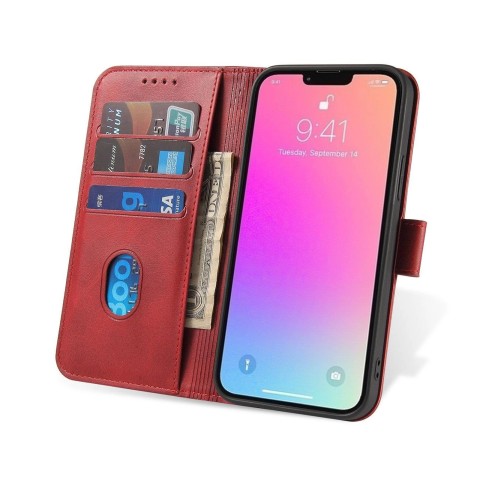 
Apsauginis dėklas su atvartu, skirtas „Samsung Galaxy S25+ Magnet Case“ – raudonas
