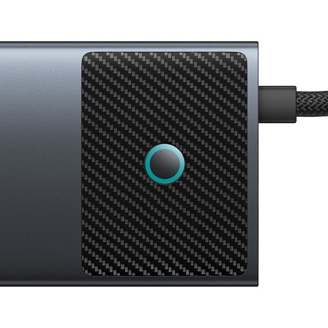 
ŠAKOS adapterio skirstytuvas 10in1 HDMI USB-A USB-C RJ45 SD TF - pilkas
