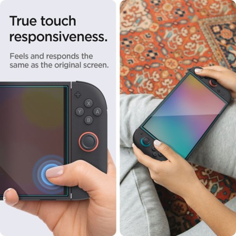 
Grūdintas stiklas Nintendo Switch 2 konsolei Glas.Tr EZ FIT skaidrus - 2 vnt.
