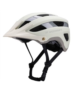 
MTB dviračio šalmas su nuimamu skydeliu, lengvas, 57–62 cm – pastelinės žalios spalvos

